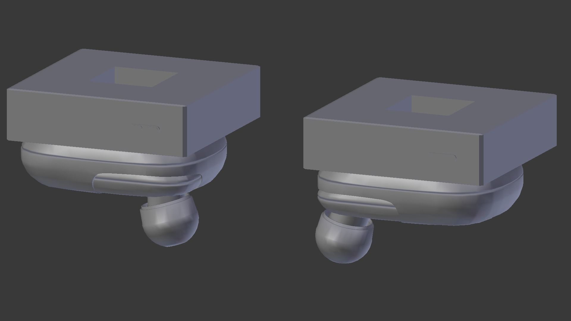 RoPods pair of squares 3D model_6