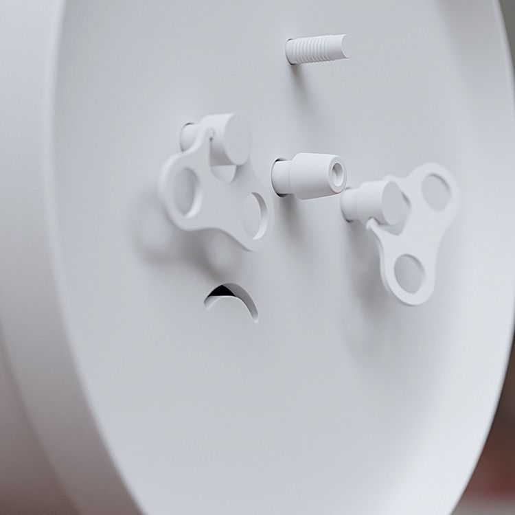 Old Alarm Clock Low-poly 3D model_10