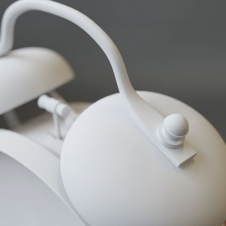 Old Alarm Clock Low-poly 3D model_9