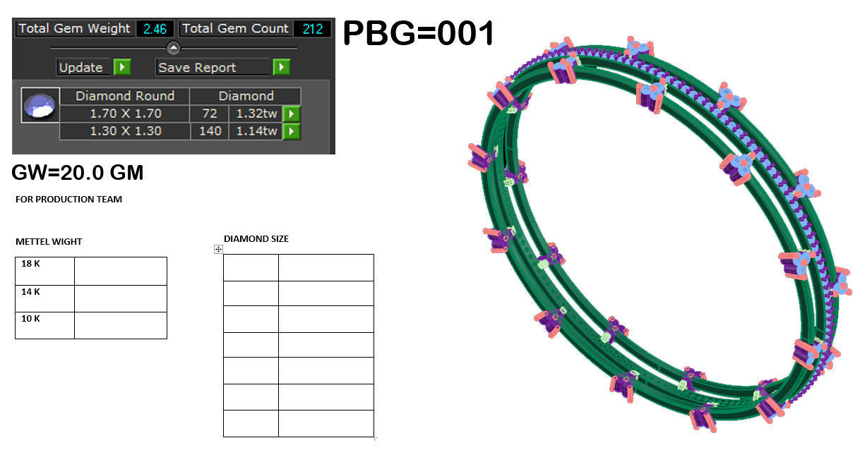 Women Bangle 3dm stl render detail 3D print model 3D print model_4