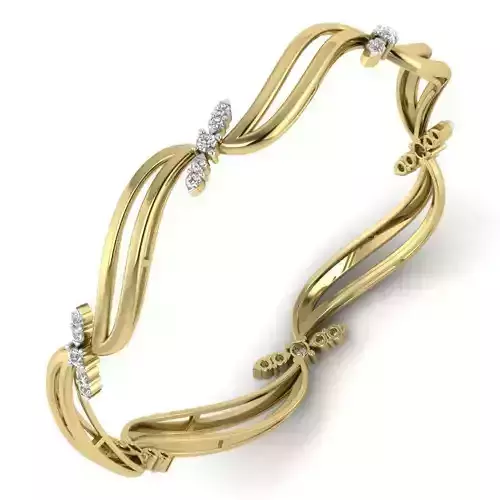 Women Bangle 3dm stl render detail 3D print model