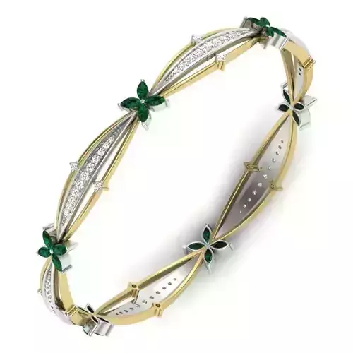 Women Bangle 3dm stl render detail 3D print model