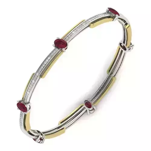 Women Bangle 3dm stl render detail 3D print model