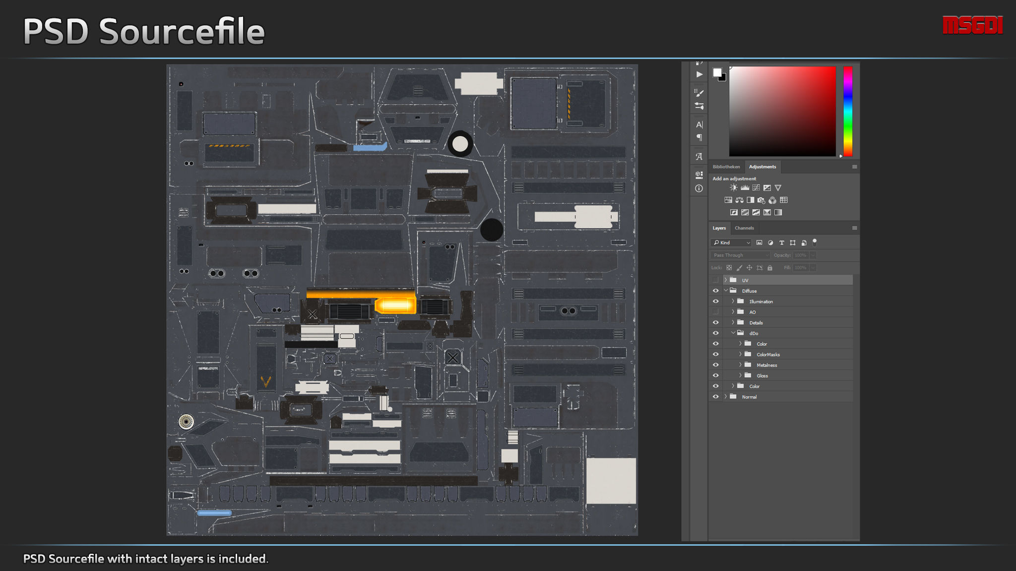 Scifi Dropship Valor Low-poly 3D model_5