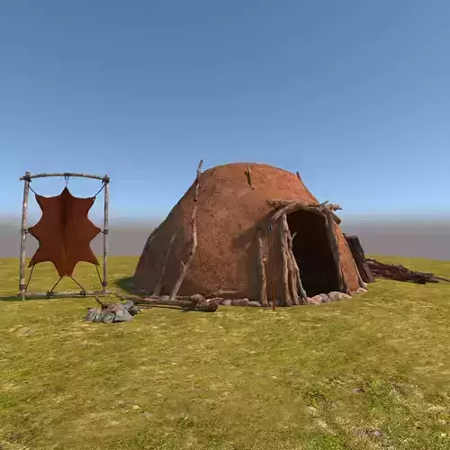 Neolithic House 3D model