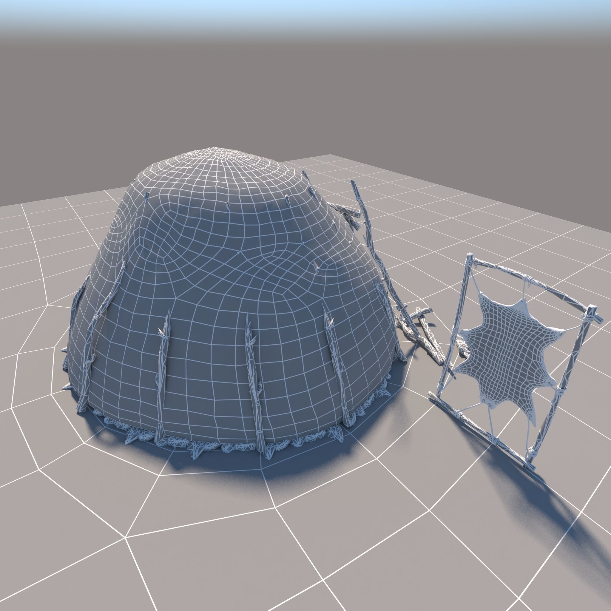 Neolithic House 3D model 3D model_11