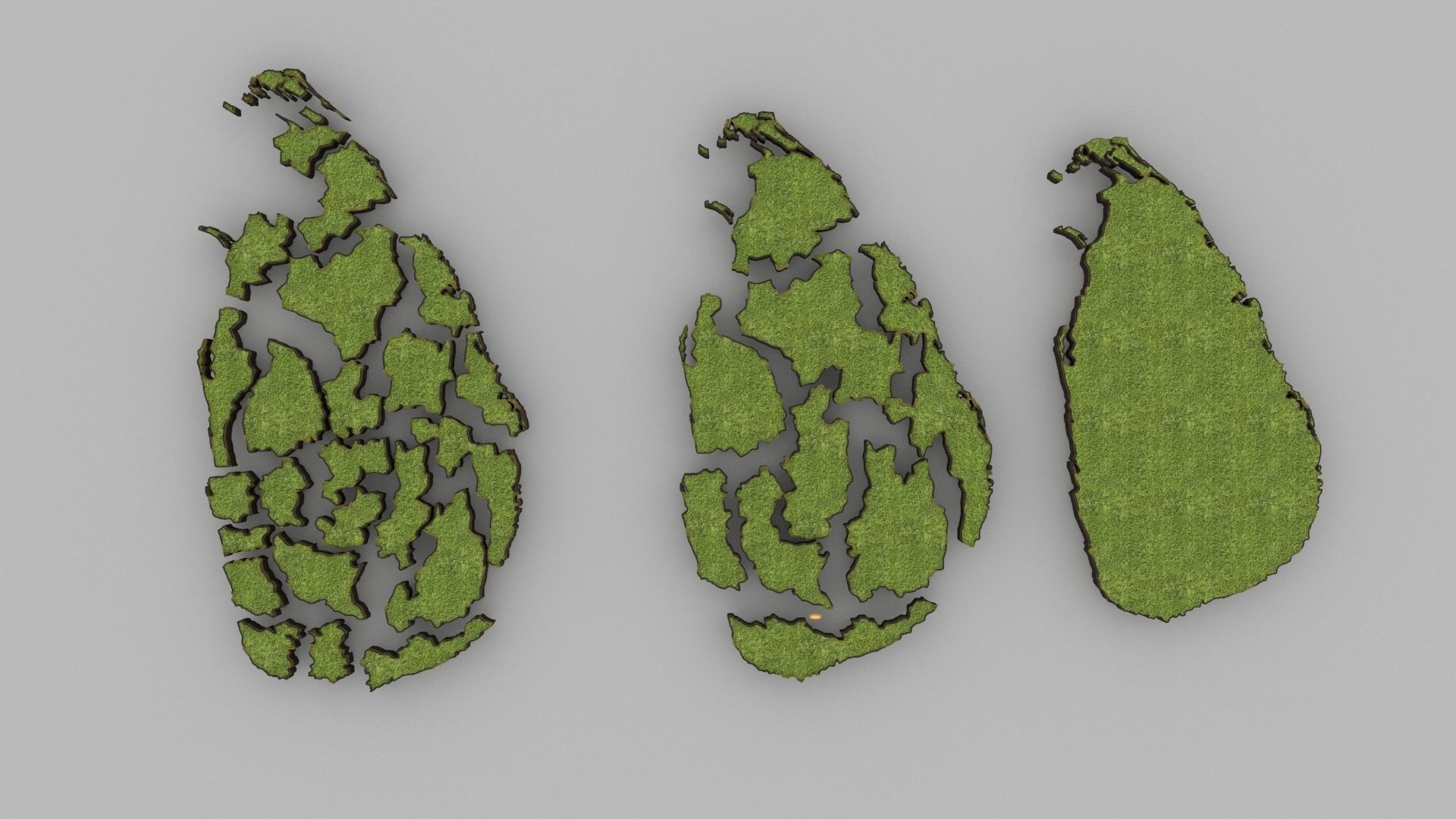 Sri Lanka Map 3D model_3