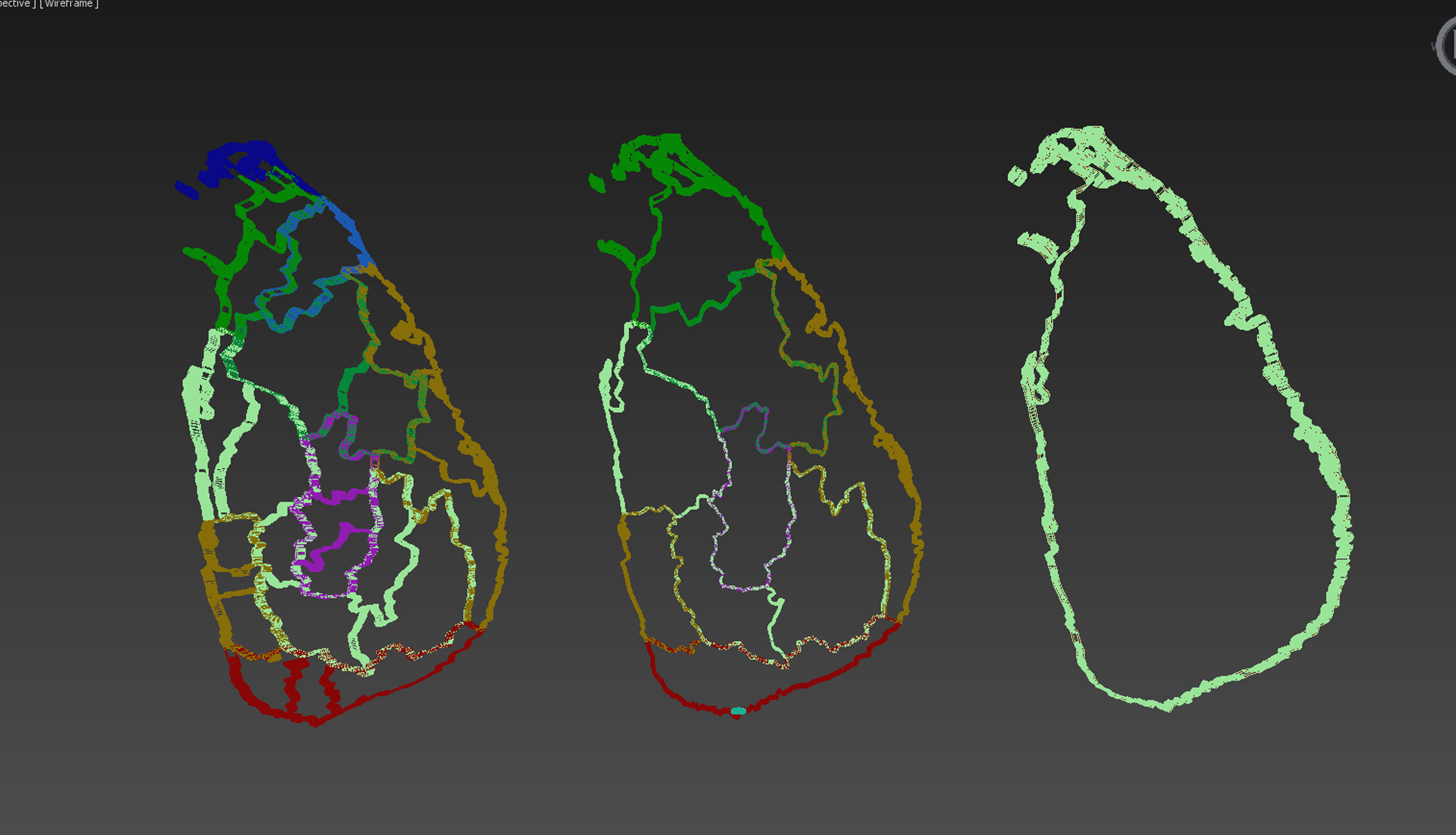 Sri Lanka Map 3D model_9