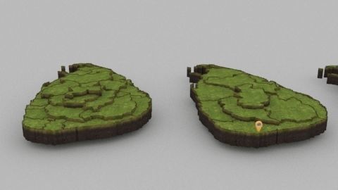 Sri Lanka Map 3D model_6