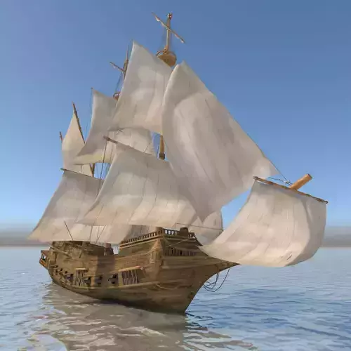 Medieval War Ship