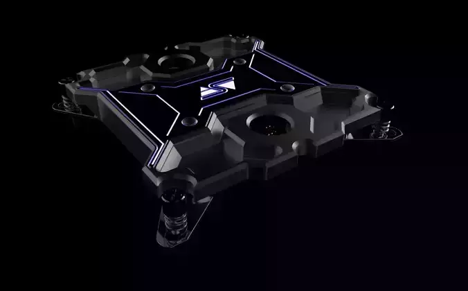 Swiftech Apogee XL CPU Waterblock 3D model