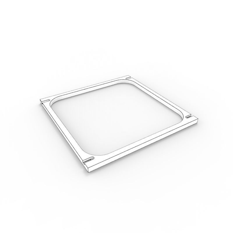 Phobya 120mm Radiator Gasket - 5mm Thick Self-Adhesive Fan Seal