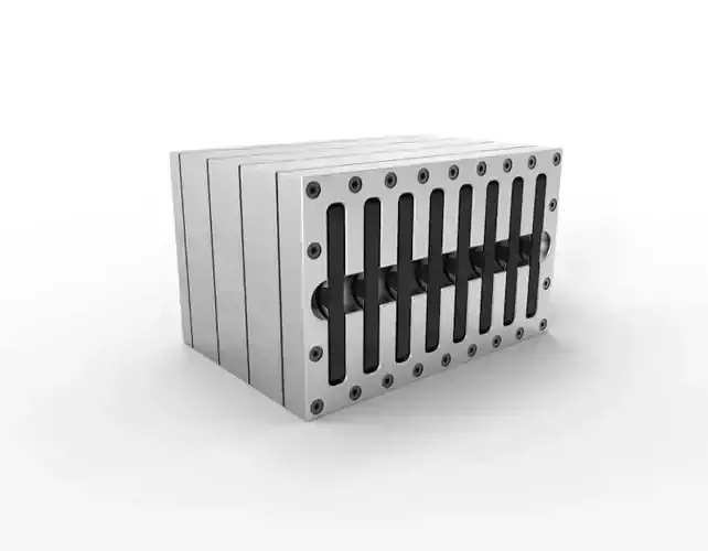 Hot Swap SSD Waterblock Concept 3D model