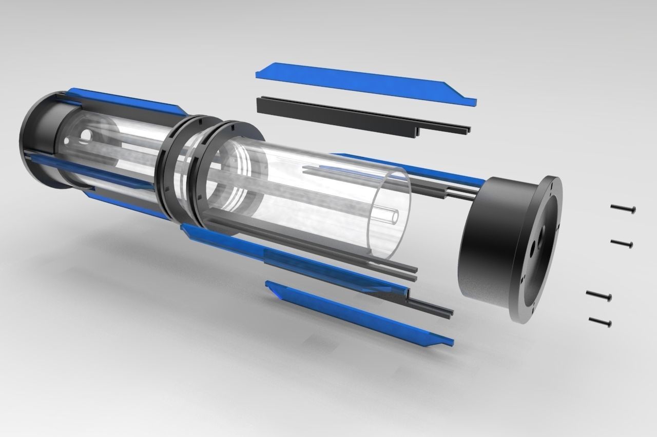 FrozenQ NovaCore Extreme Water Cooling Reservoir 3D model_2