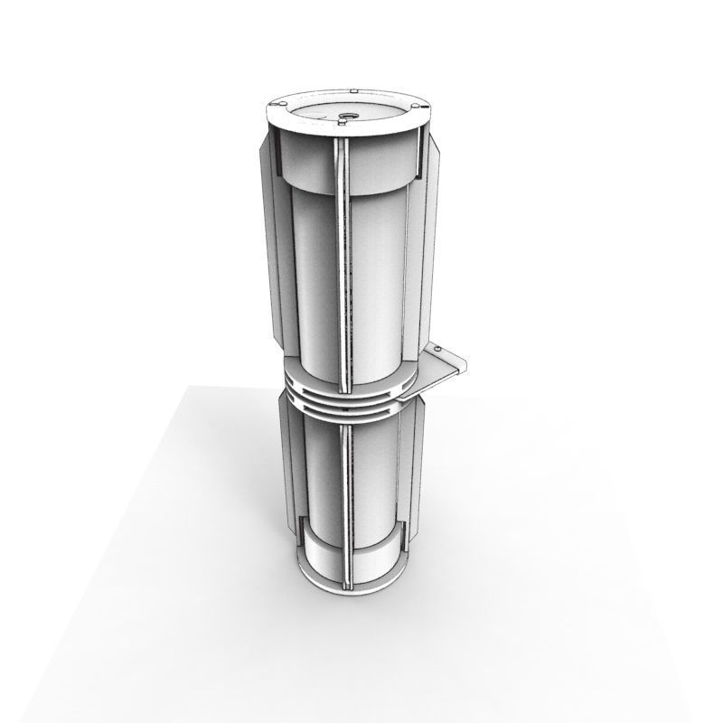 FrozenQ NovaCore Extreme Water Cooling Reservoir 3D model_5