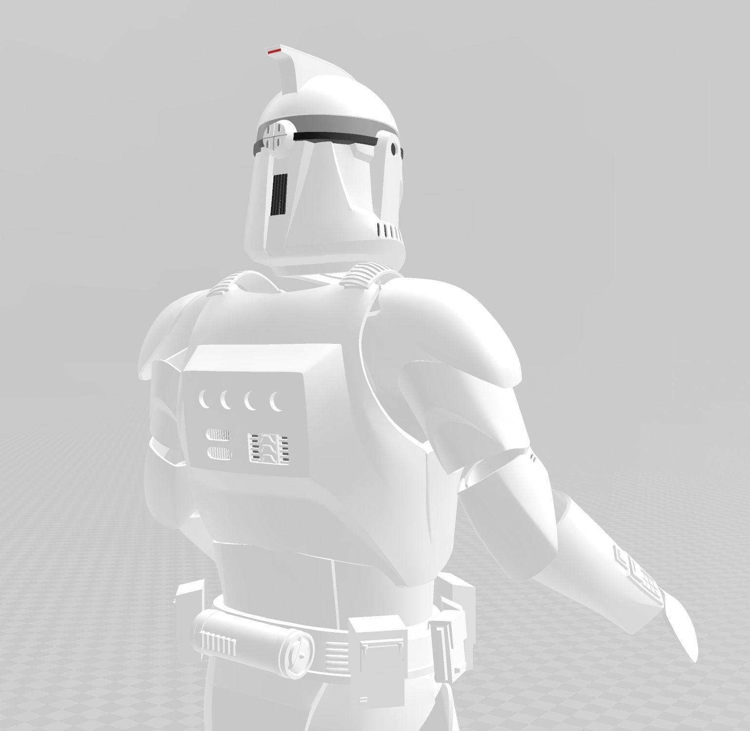 Star Wars Clone Trooper phase 1 Full Armour 3D print model_5