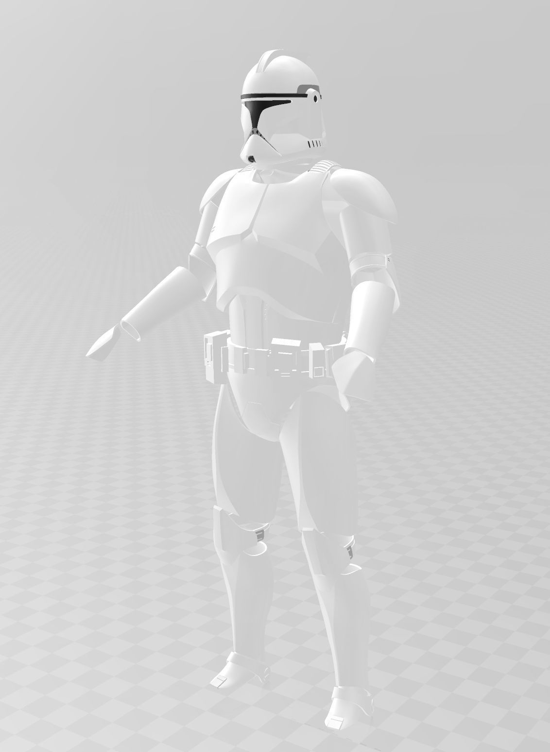 Star Wars Clone Trooper phase 1 Full Armour 3D print model_8