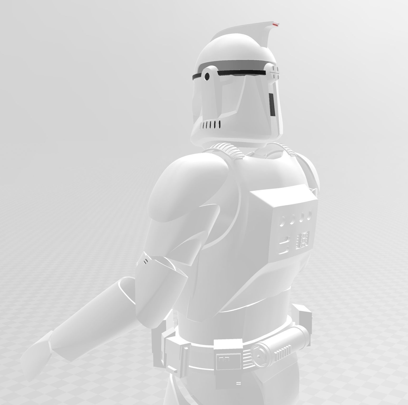 Star Wars Clone Trooper phase 1 Full Armour 3D print model_4