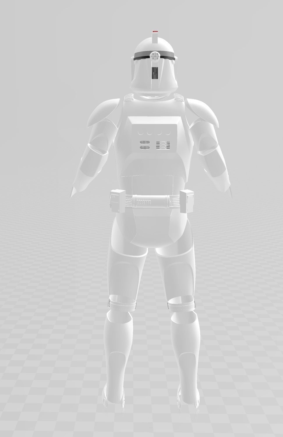 Star Wars Clone Trooper phase 1 Full Armour 3D print model_9
