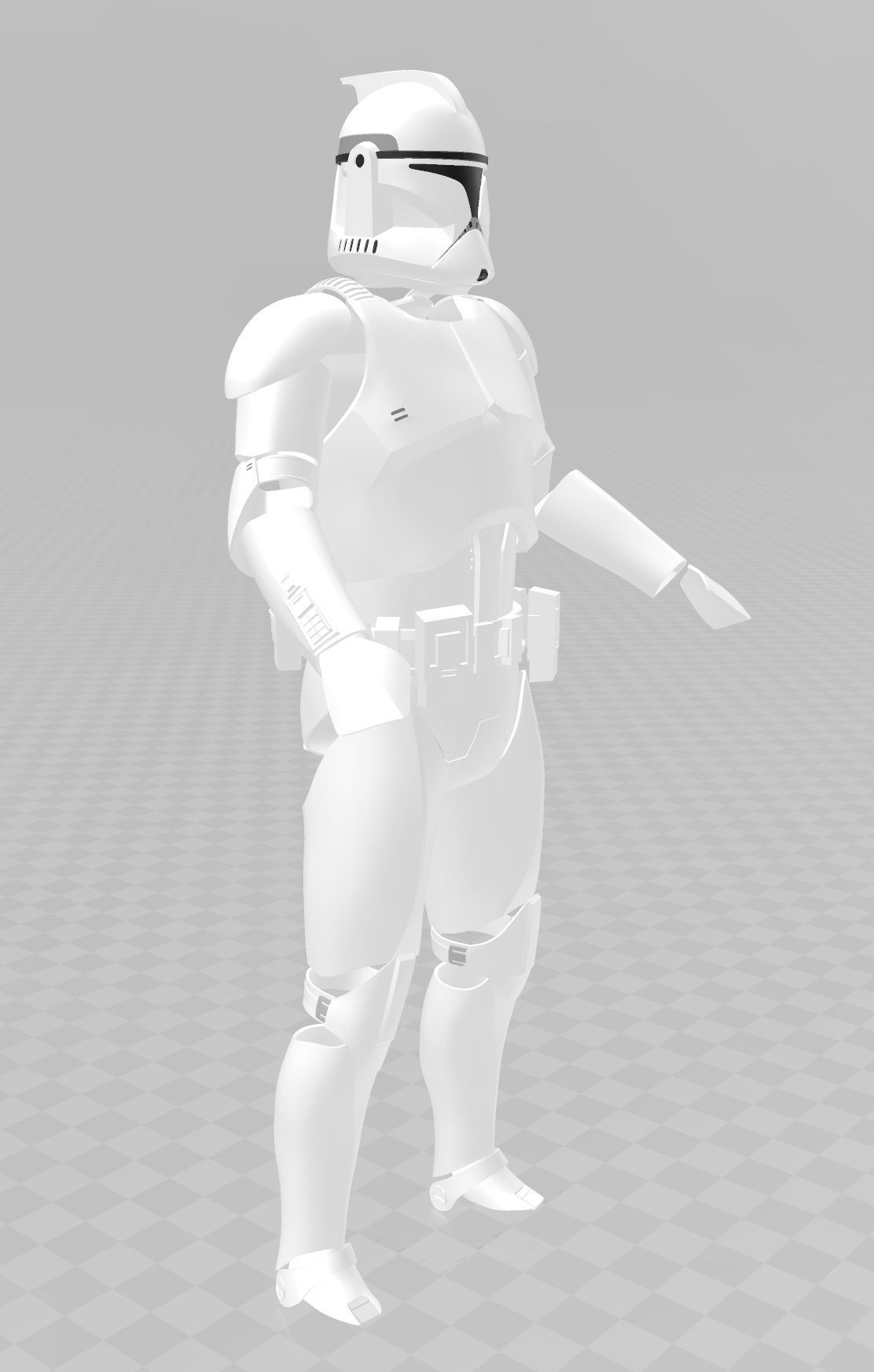 Star Wars Clone Trooper phase 1 Full Armour 3D print model_14