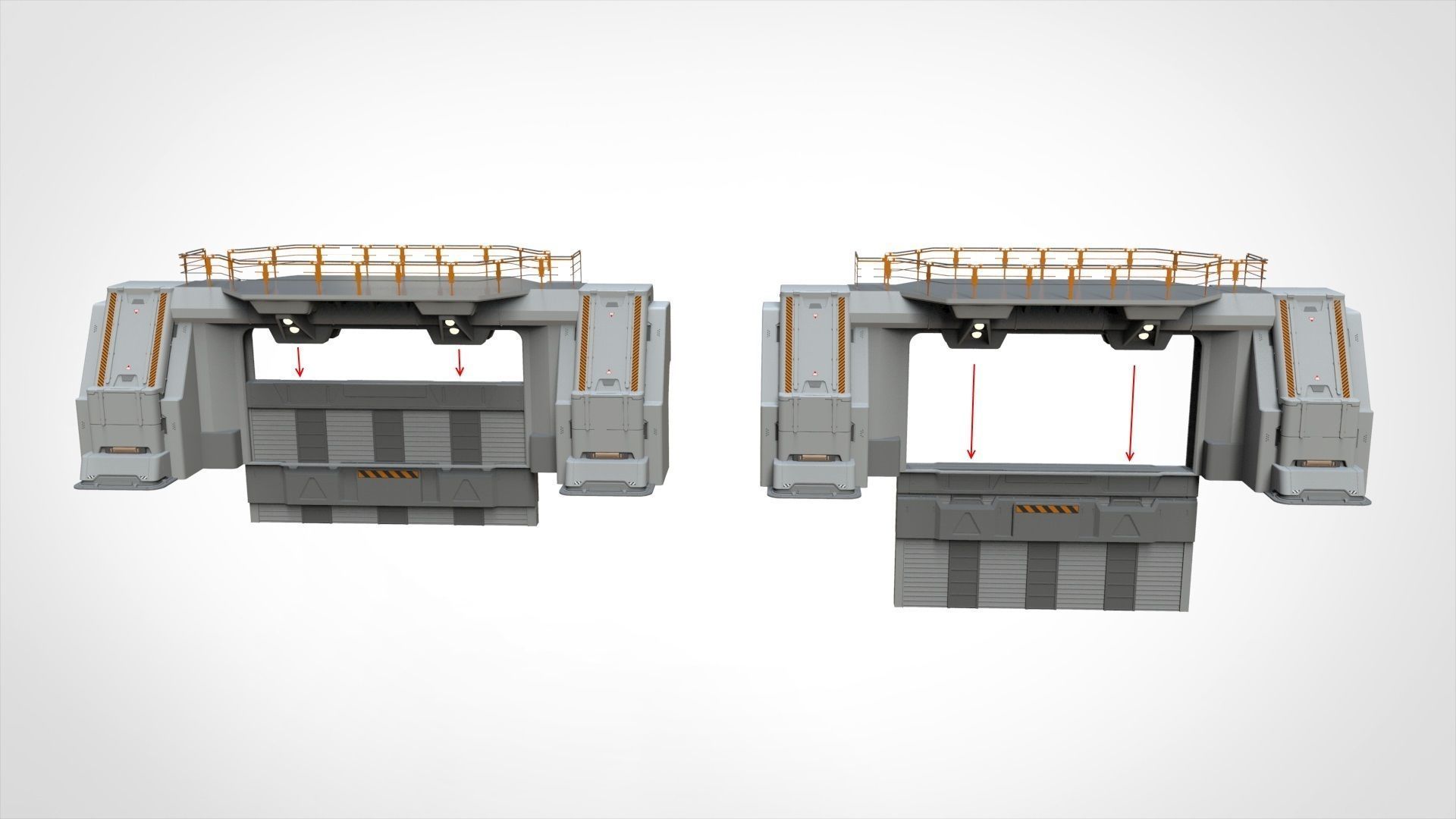 sci fi door 4 3D model_15