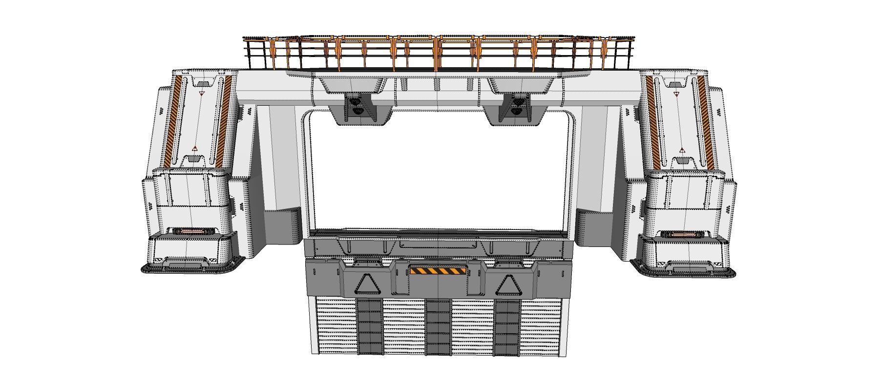 sci fi door 4 3D model_26