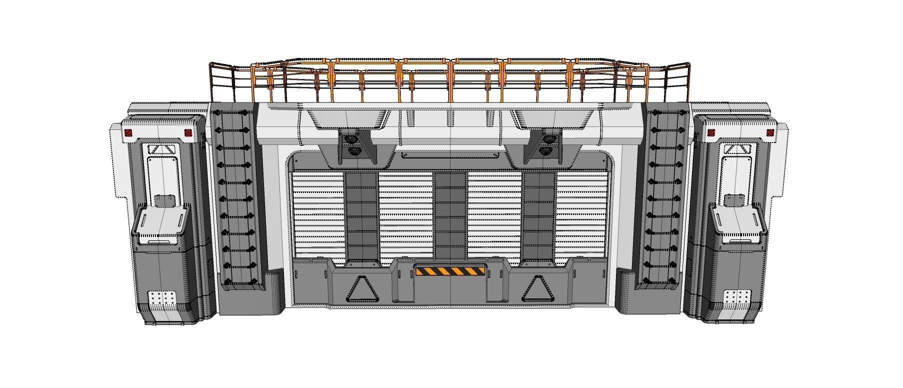 sci fi door 4 3D model_22