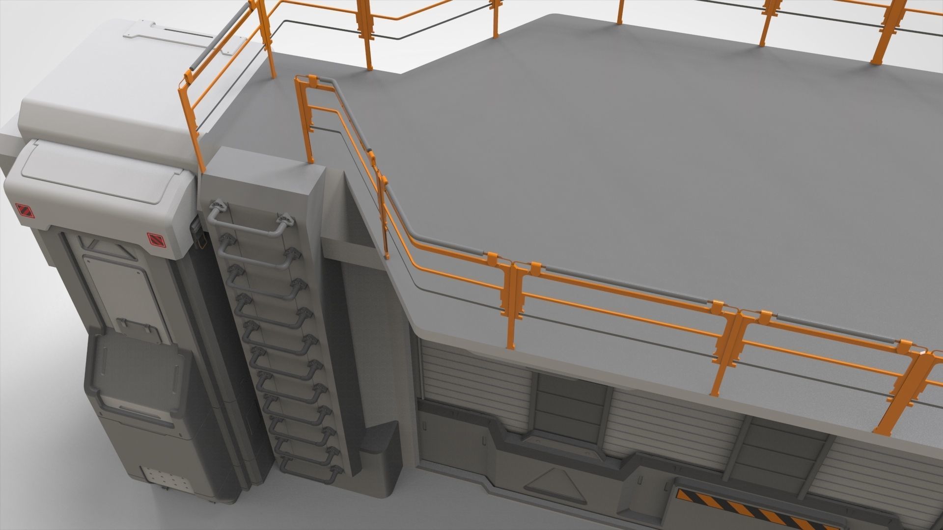 sci fi door 4 3D model_14