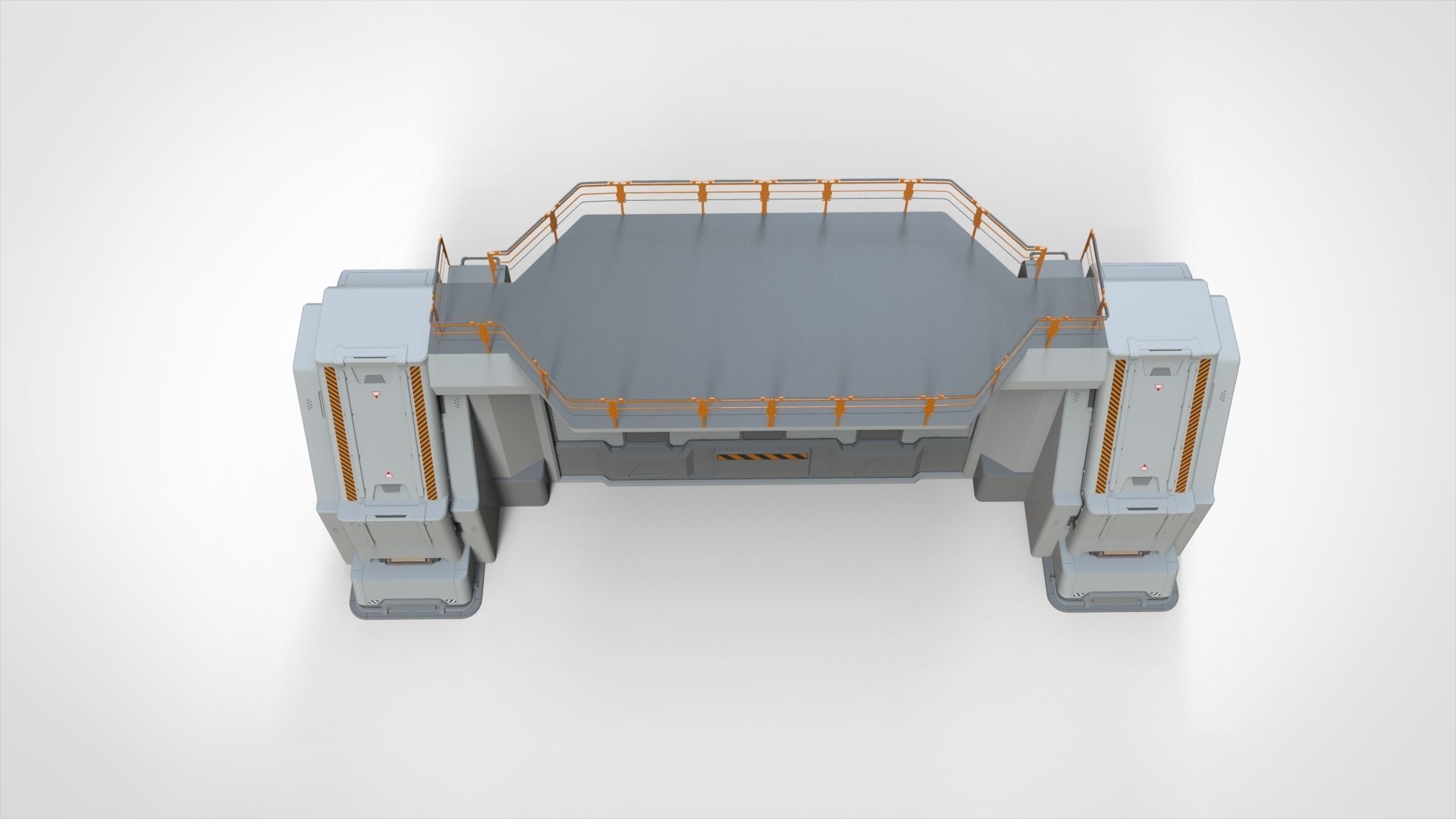 sci fi door 4 3D model_10