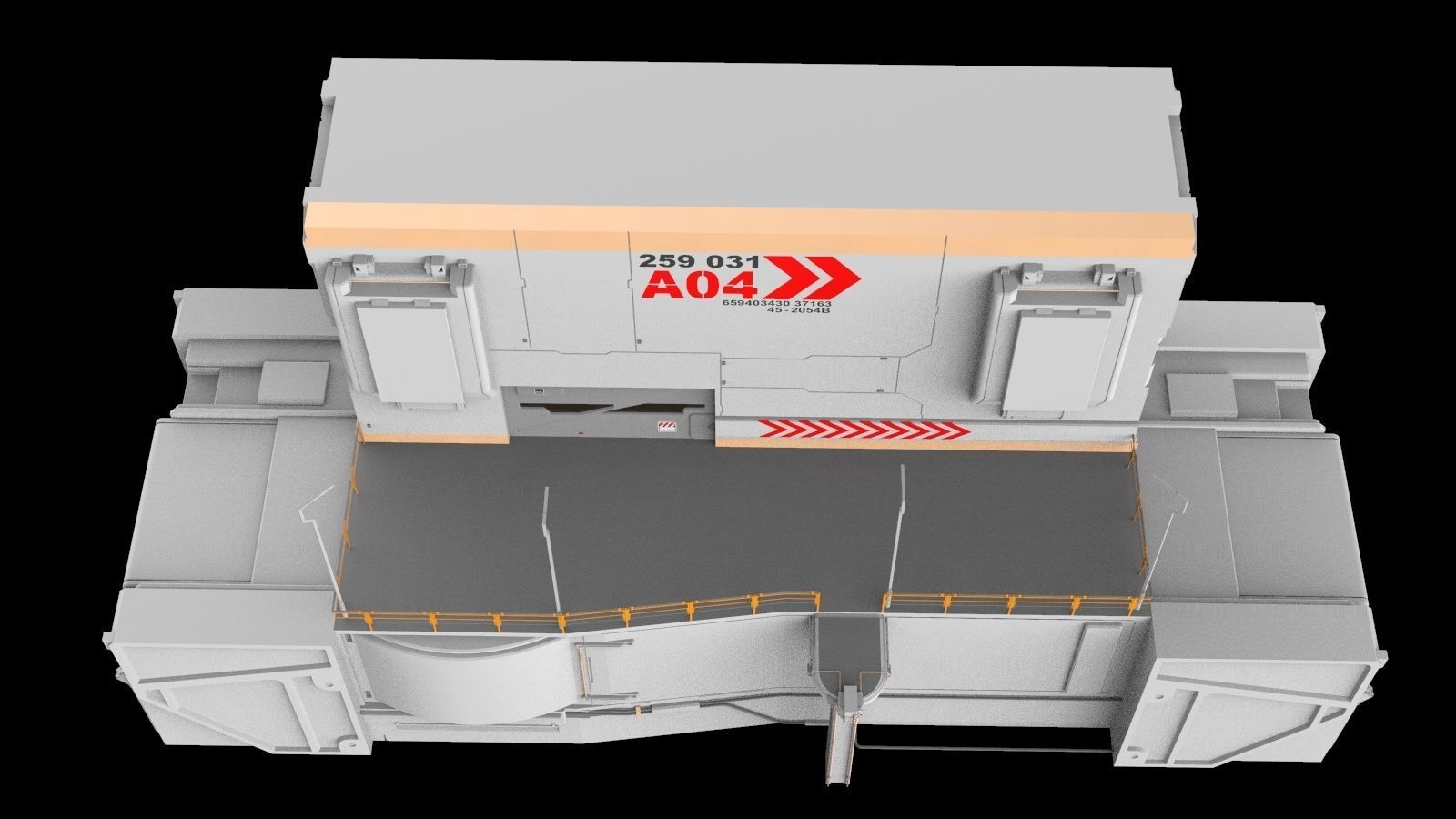 sci-fi Architectural element 13 3D model_5