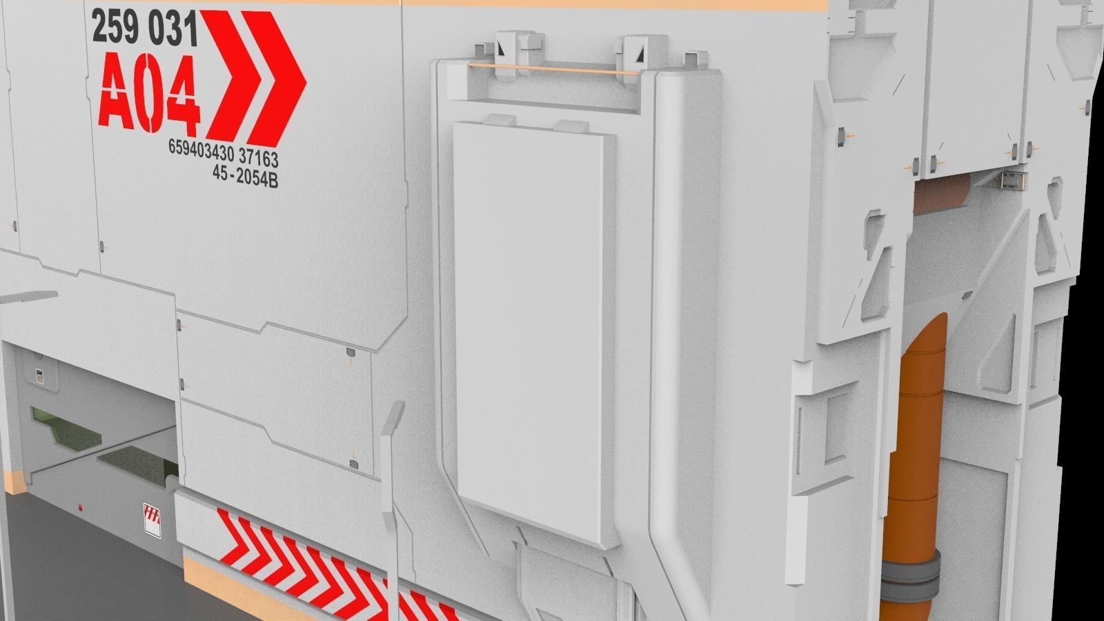 sci-fi Architectural element 13 3D model_15