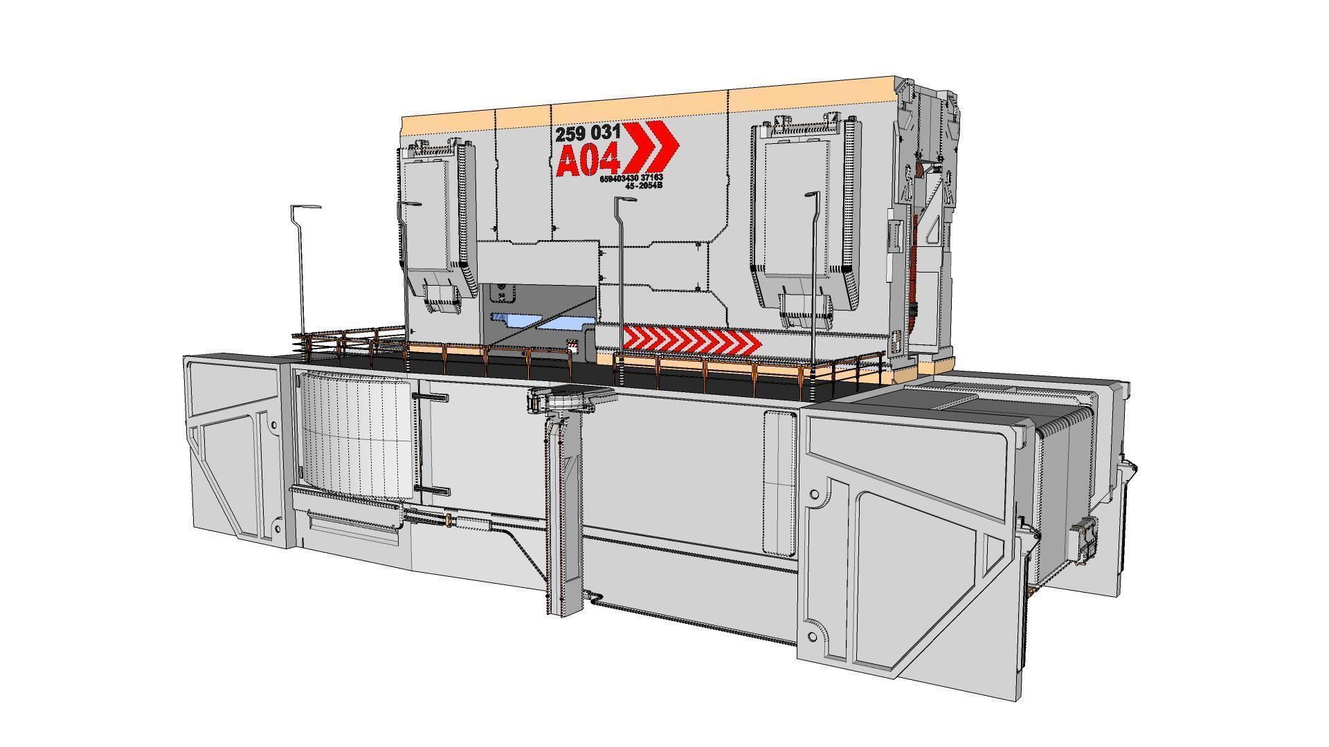 sci-fi Architectural element 13 3D model_22