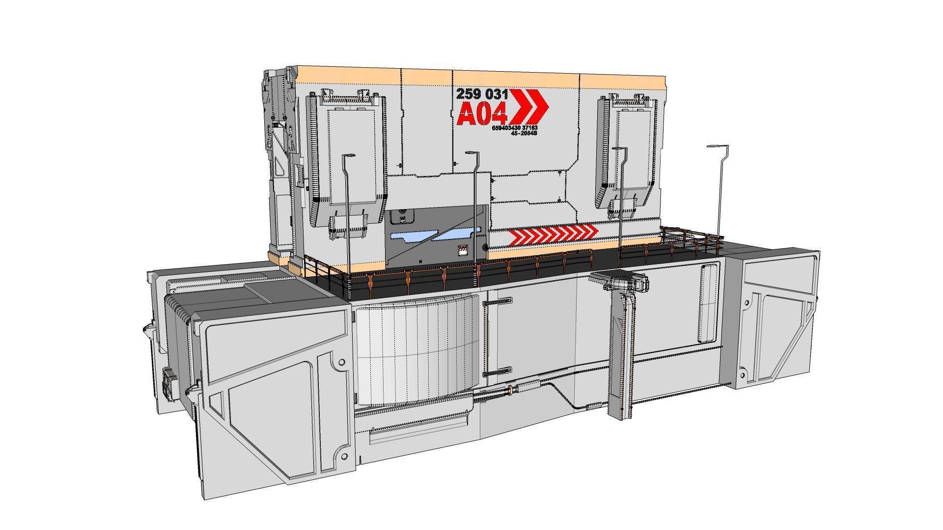 sci-fi Architectural element 13 3D model_20