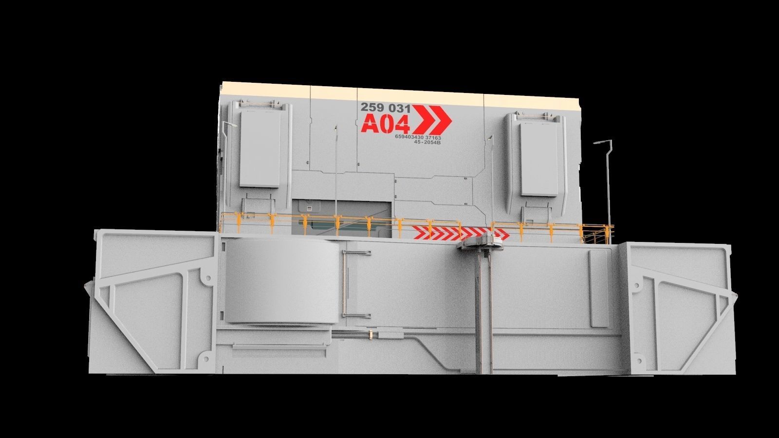 sci-fi Architectural element 13 3D model_7