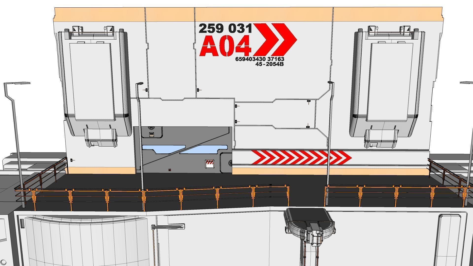 sci-fi Architectural element 13 3D model_27