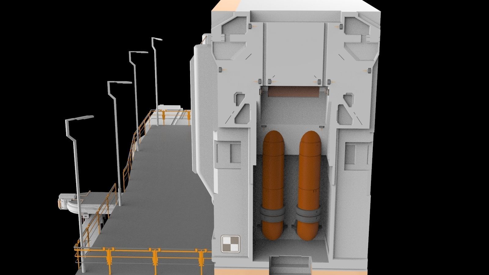 sci-fi Architectural element 13 3D model_18