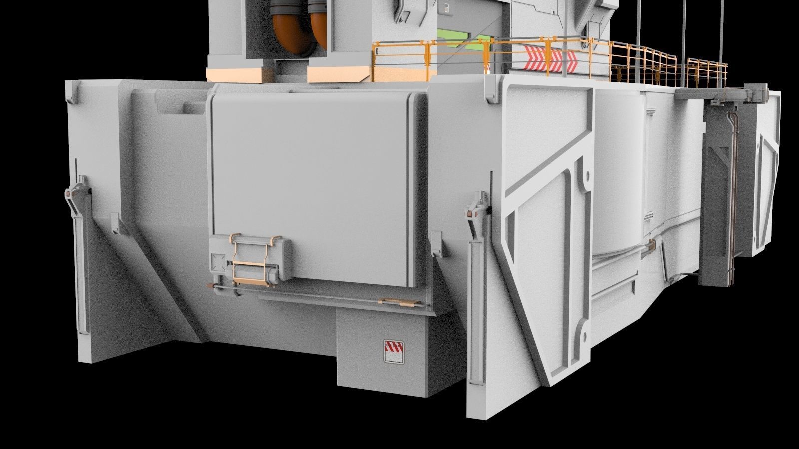 sci-fi Architectural element 13 3D model_10