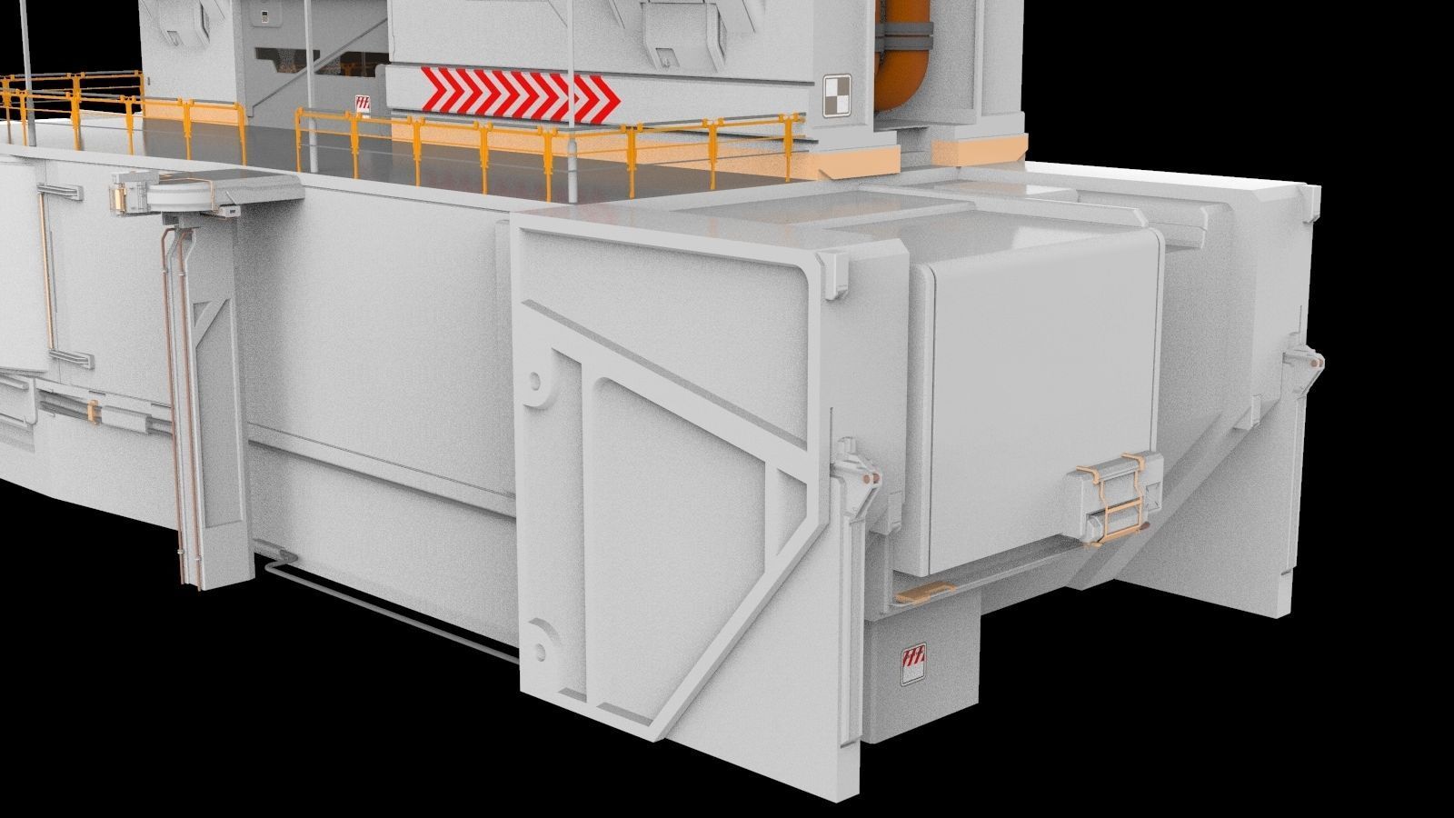 sci-fi Architectural element 13 3D model_16