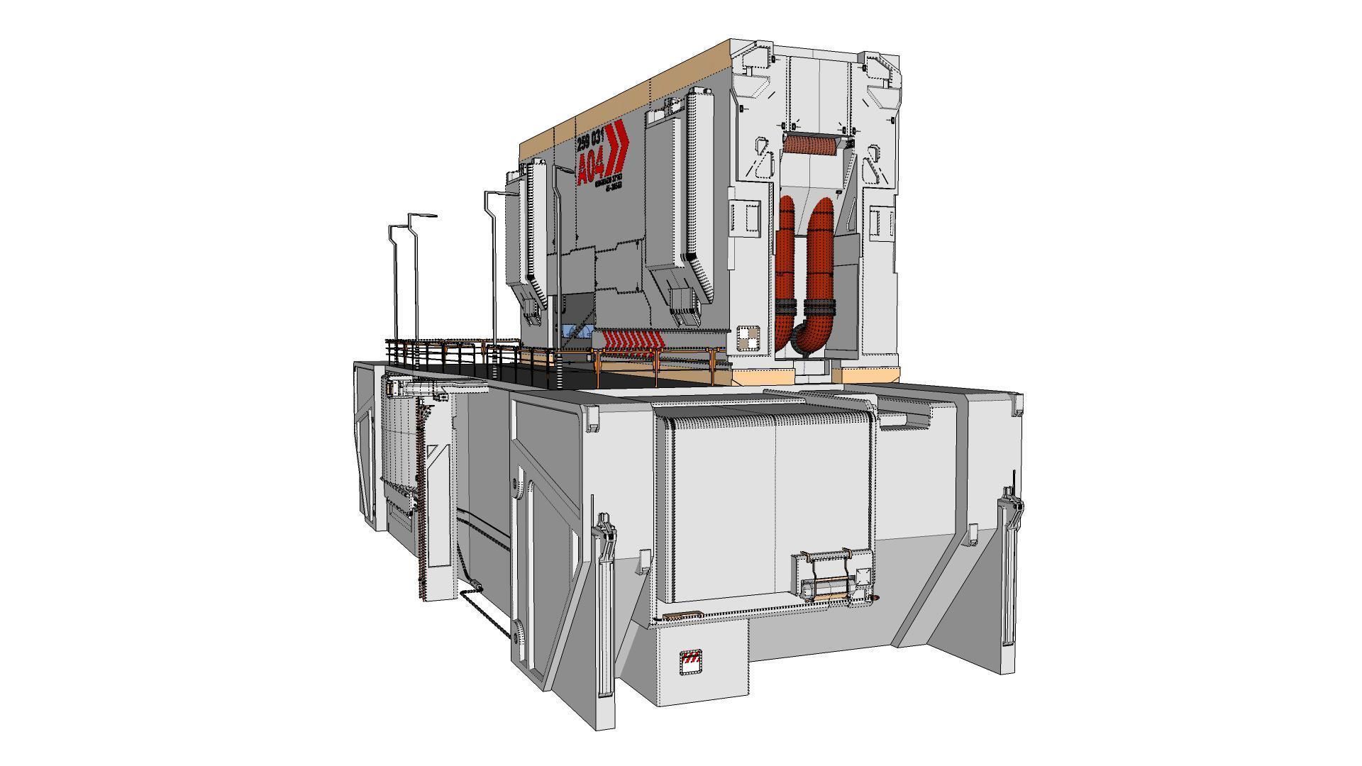 sci-fi Architectural element 13 3D model_23