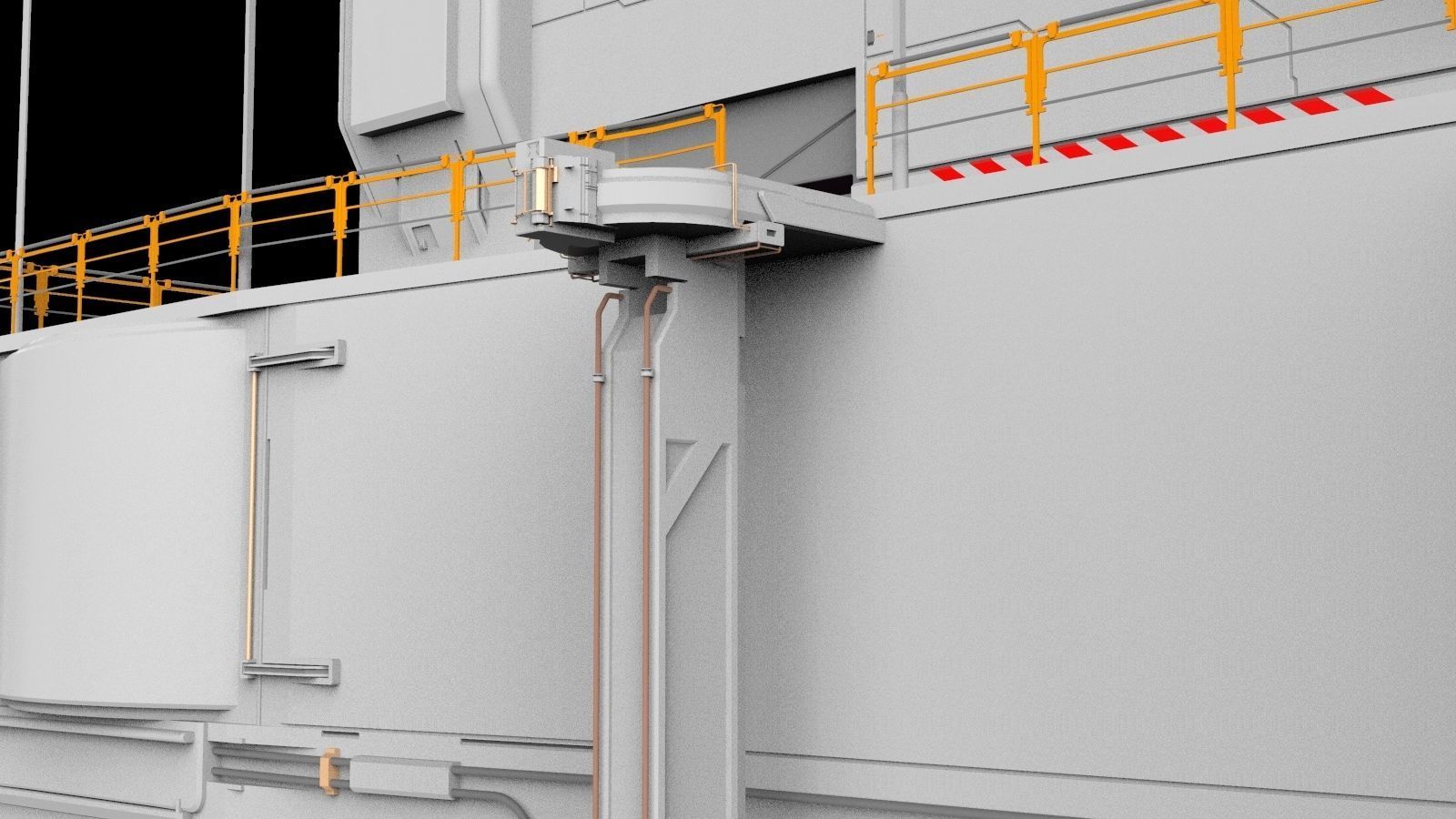 sci-fi Architectural element 13 3D model_13