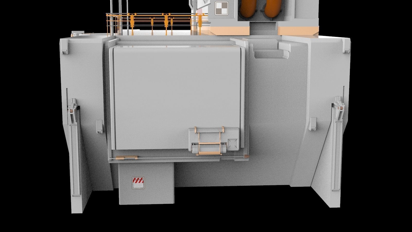 sci-fi Architectural element 13 3D model_17