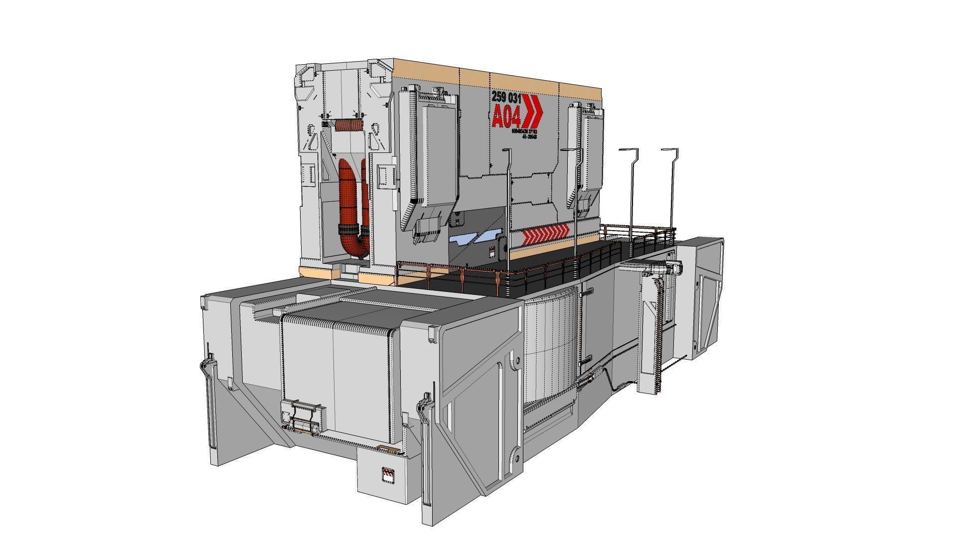 sci-fi Architectural element 13 3D model_19
