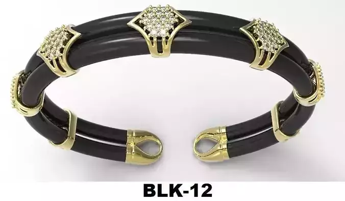 BLK-12 onyx bracelet