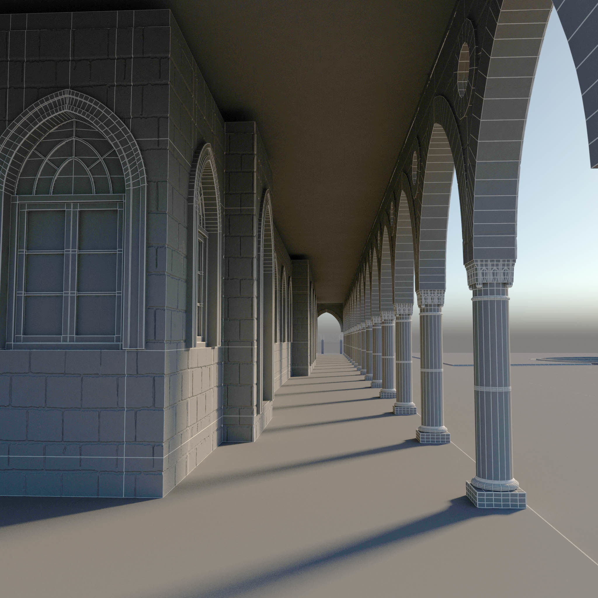 Old Train Station 3D model_18