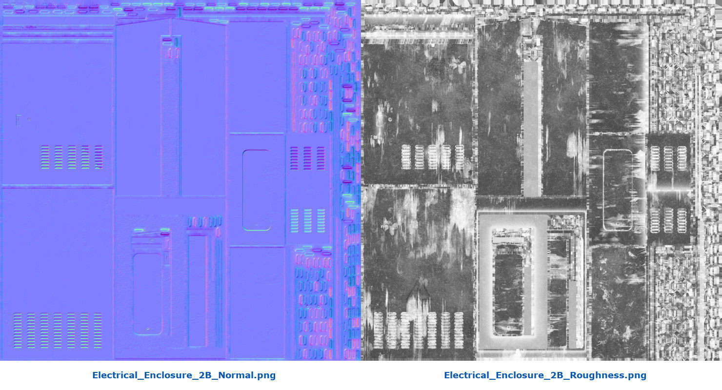 Electrical Enclosure 2B Low-poly 3D model_8