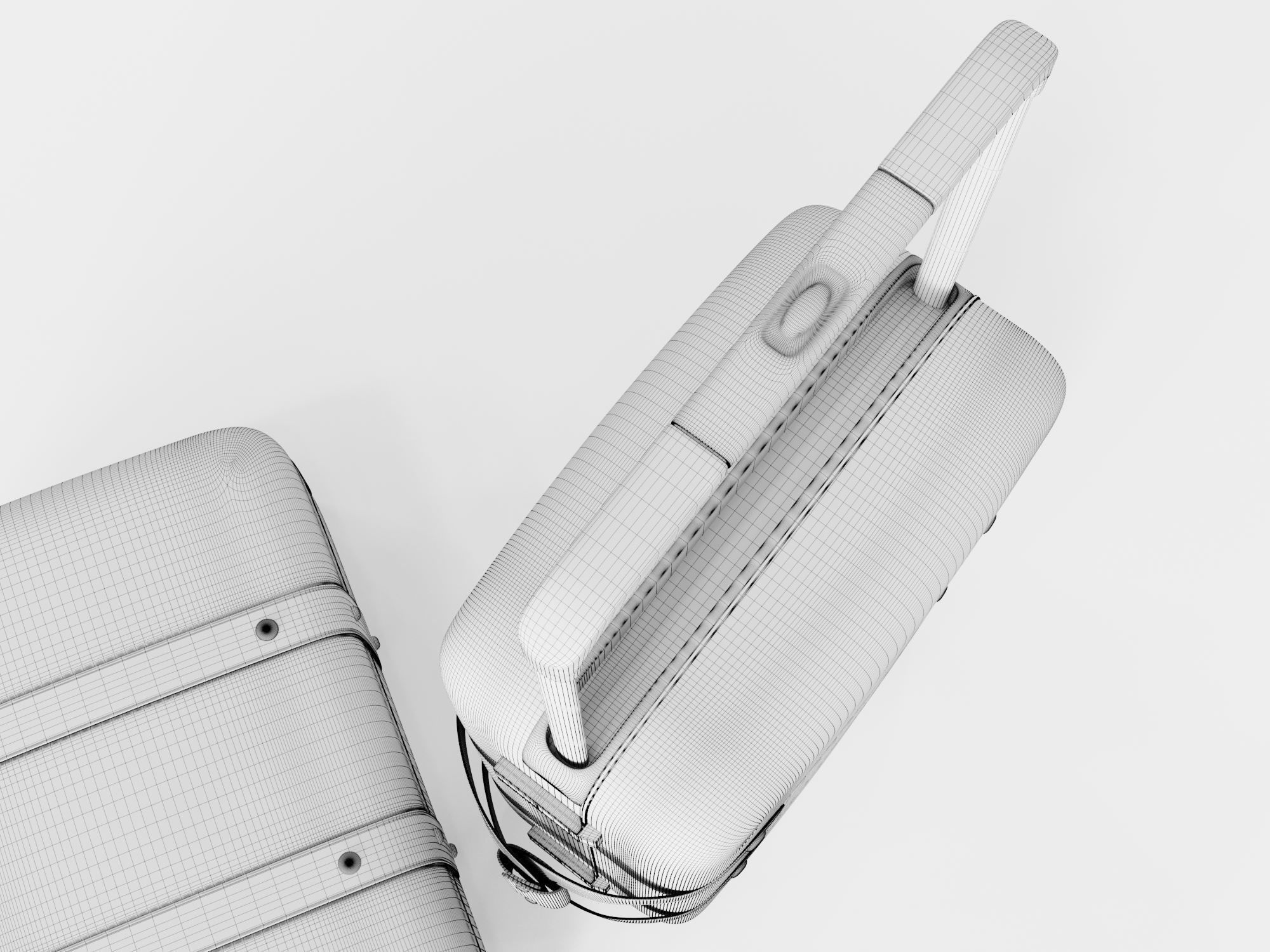 Hermes Orion suitcase 3D model_15