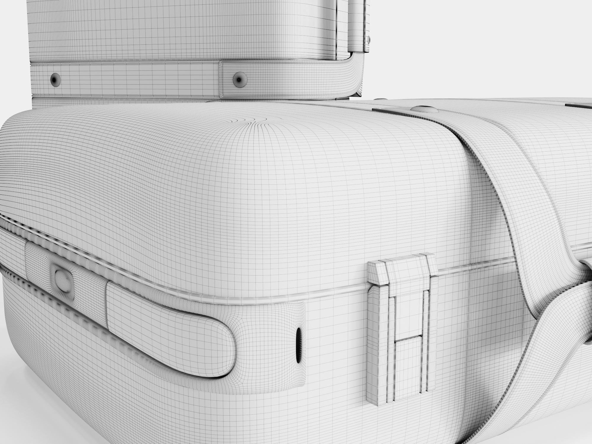 Hermes Orion suitcase 3D model_12