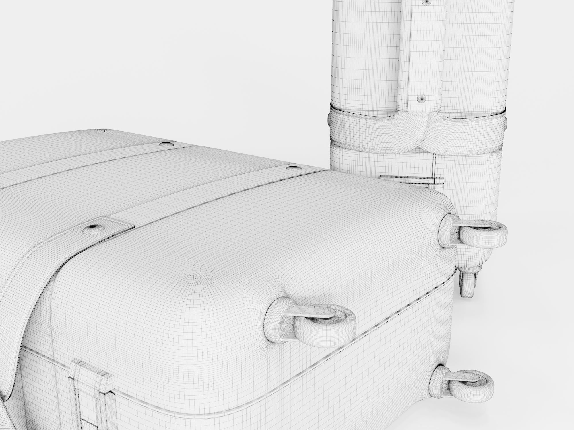 Hermes Orion suitcase 3D model_14