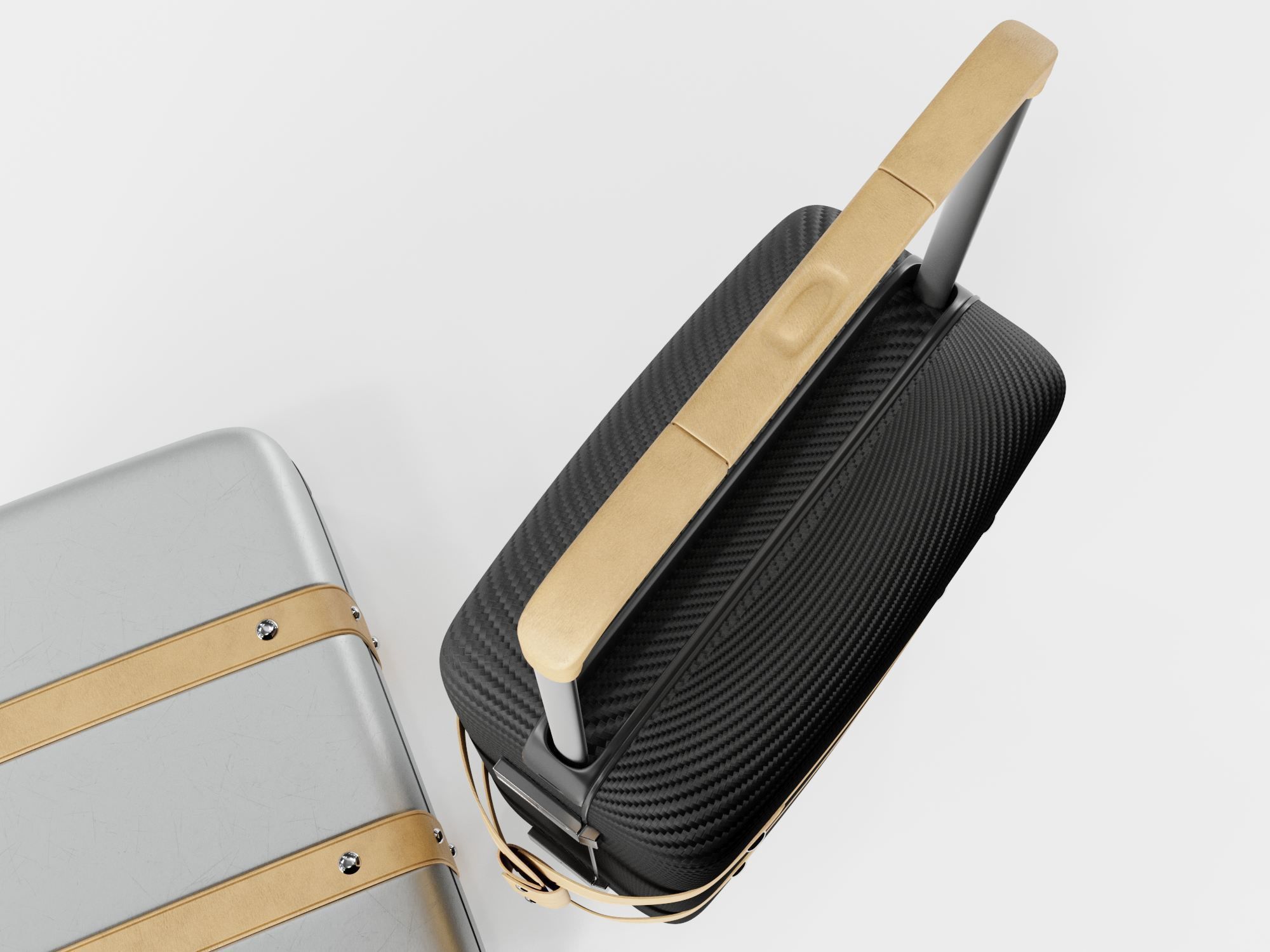 Hermes Orion suitcase 3D model_7