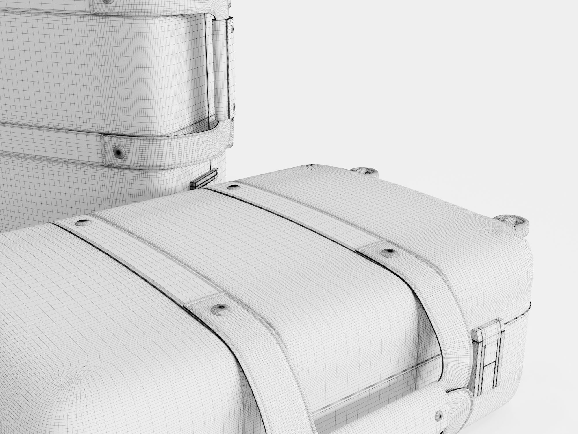 Hermes Orion suitcase 3D model_13